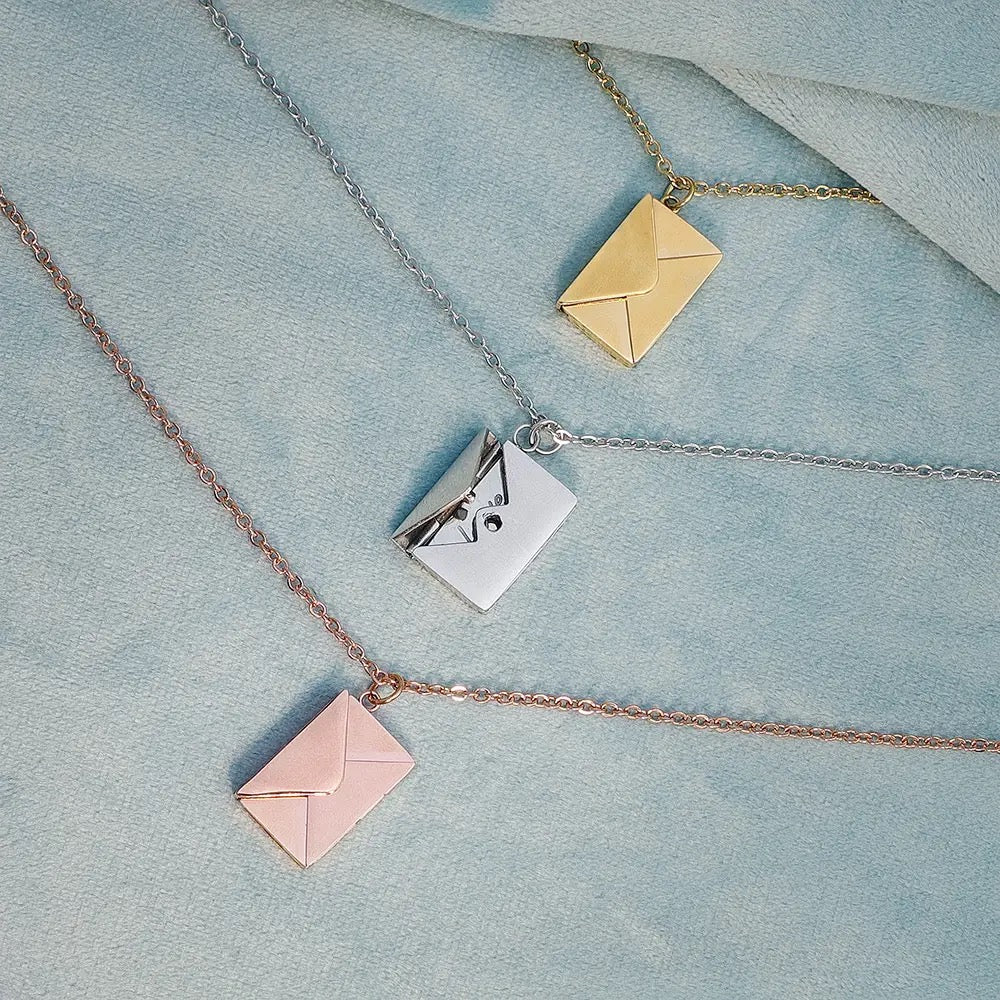 Love Letter Envelope Pendant Necklace