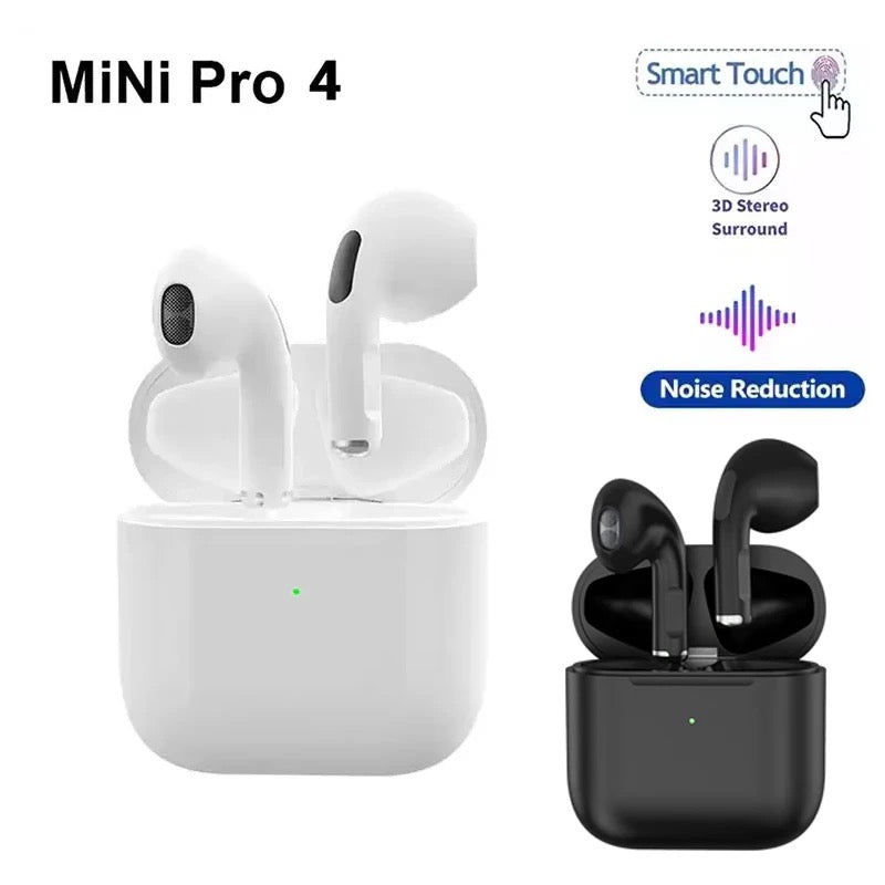 Pro 4 TWS Wireless Headphones Earphone Bluetooth-compatible 5.0 Waterproof Headset with Mic